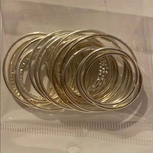 Silver hoops for jewelry making